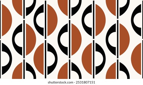 Seamless abstract geometric pattern. Vector Illustration.