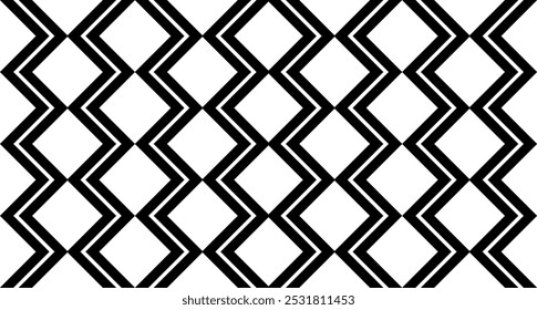 Seamless abstract geometric pattern. Vector Illustration.