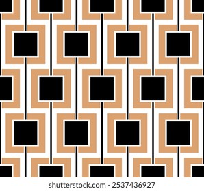 Seamless abstract geometric pattern. Vector Illustration.