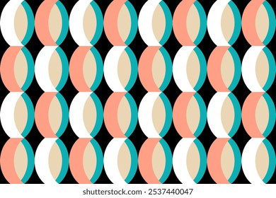 Seamless abstract geometric pattern. Vector Illustration.