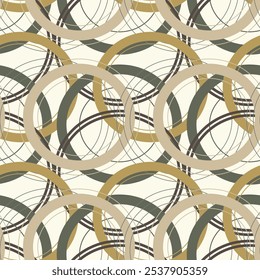 Seamless abstract geometric pattern. Vector Illustration.