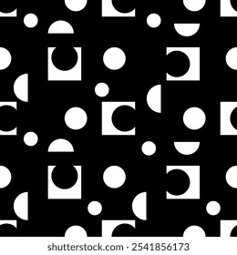 Padrão geométrico abstrato sem emenda. Ilustração de vetor.