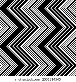 Seamless abstract geometric pattern. Vector Illustration. Black abstract line geometric pattern. Perfect for print, design and textile