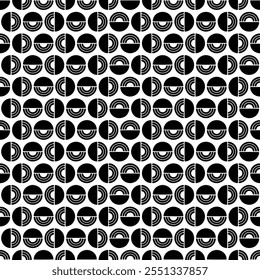 Seamless abstract geometric pattern. Vector illustration. Abstract wave backgrounds with seamless geometric patterns are ideal for technology design, vector illustrations, graphic lines.