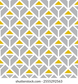 Seamless abstract geometric pattern. Vector Illustration.