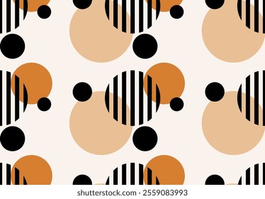 Seamless abstract geometric pattern. Vector Illustration.