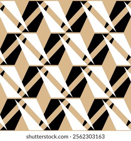 Seamless abstract geometric pattern. Vector Illustration.