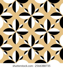 Seamless abstract geometric pattern. Vector Illustration.