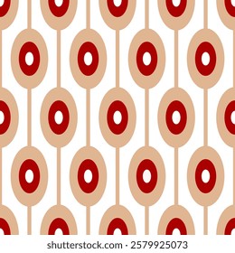 Seamless abstract geometric pattern. Vector Illustration.