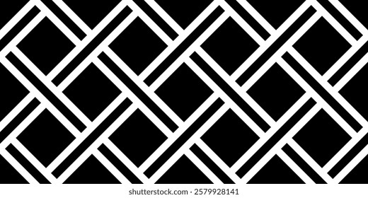 Seamless abstract geometric pattern. Vector Illustration.