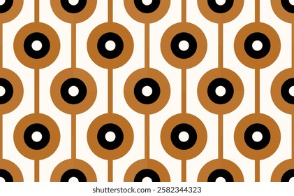 Seamless abstract geometric pattern. Vector Illustration.