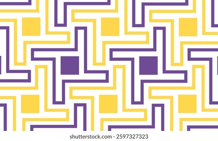 Seamless abstract geometric pattern. Vector Illustration. Reflectarray antenna background.