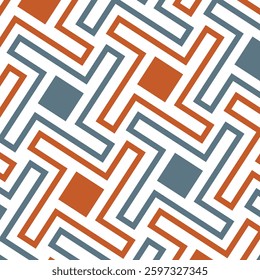Seamless abstract geometric pattern. Vector Illustration. Reflectarray antenna background.