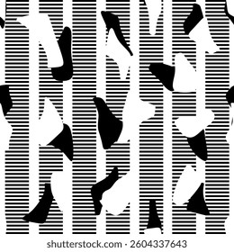 Seamless abstract geometric pattern. Vector Illustration.