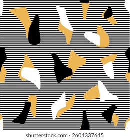 Seamless abstract geometric pattern. Vector Illustration.
