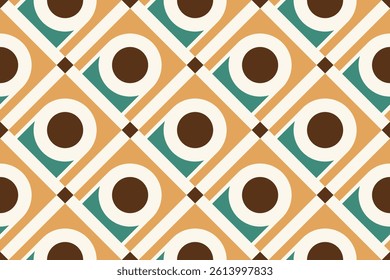 Seamless abstract geometric pattern. Vector Illustration.