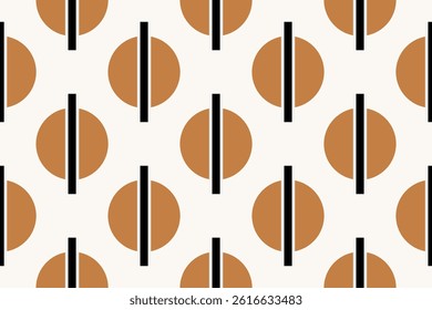 Seamless abstract geometric pattern. Vector Illustration.