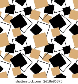 Seamless abstract geometric pattern. Vector Illustration.
