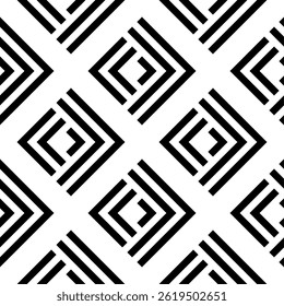 Seamless abstract geometric pattern. Vector Illustration.
