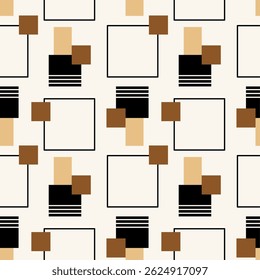 Seamless abstract geometric pattern. Vector Illustration.