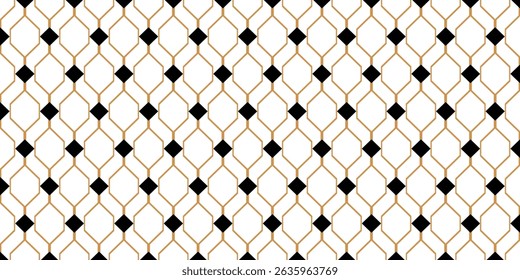 Padrão geométrico abstrato sem emenda. Ilustração de vetor.