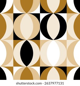 Seamless abstract geometric pattern. Vector Illustration.