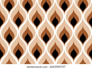 Seamless abstract geometric pattern. Vector Illustration.