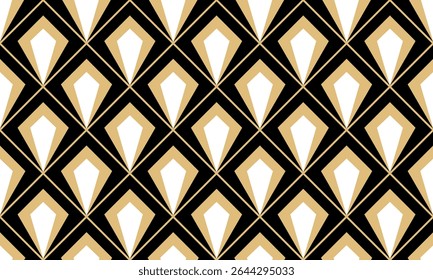 Seamless abstract geometric pattern. Vector Illustration.
