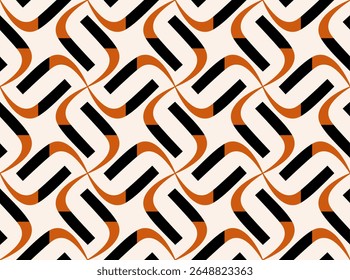 Seamless abstract geometric pattern. Vector Illustration.