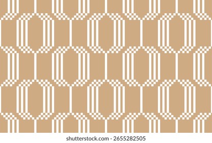Seamless abstract geometric pattern. Vector Illustration.