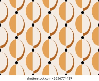 Padrão geométrico abstrato sem emenda. Ilustração de vetor.