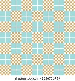 Seamless abstract geometric pattern. Vector Illustration.