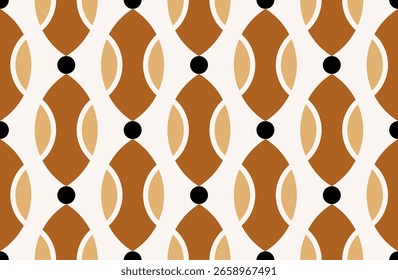 Padrão geométrico abstrato sem emenda. Ilustração de vetor.