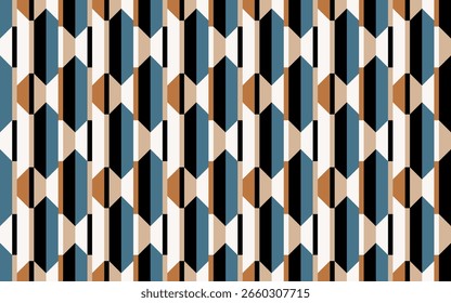 Seamless abstract geometric pattern. Vector Illustration.