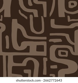 Padrão geométrico abstrato sem emenda. Ilustração de vetor.Padrão de arte de design geométrico moderno. Padrão de textura de arte contemporânea abstrata
