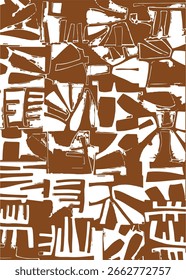 Seamless abstract geometric pattern. Vector Illustration.Modern geometric design art pattern. Abstract contemporary art. texture pattern
