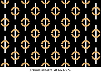 Seamless abstract geometric pattern. Vector Illustration.