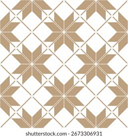Seamless abstract geometric pattern. Vector Illustration.