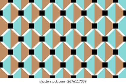 Seamless abstract geometric pattern. Vector Illustration.