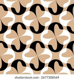 Padrão geométrico abstrato sem emenda. Ilustração de vetor.