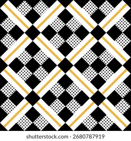 Seamless abstract geometric pattern. Vector Illustration.