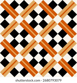 Seamless abstract geometric pattern. Vector Illustration.