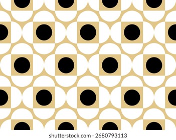 Padrão geométrico abstrato sem emenda. Ilustração de vetor.