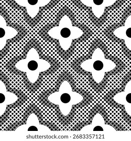 Seamless abstract geometric pattern. Vector Illustration.