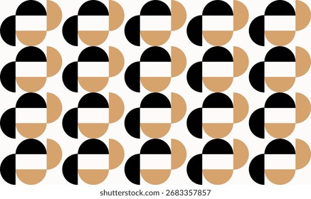 Seamless abstract geometric pattern. Vector Illustration.