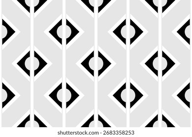 Seamless abstract geometric pattern. Vector Illustration.