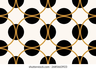 Padrão geométrico abstrato sem emenda. Ilustração de vetor.