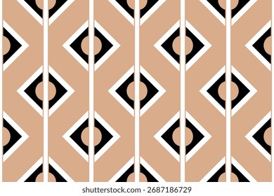 Motif géométrique abstrait harmonieux. Illustration vectorielle.