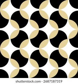 Seamless abstract geometric pattern. Vector Illustration.