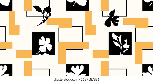 Motif géométrique abstrait harmonieux. Illustration vectorielle.